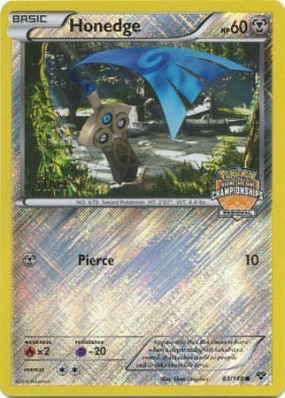 XY Honedge #83 Staff Regionals Promo